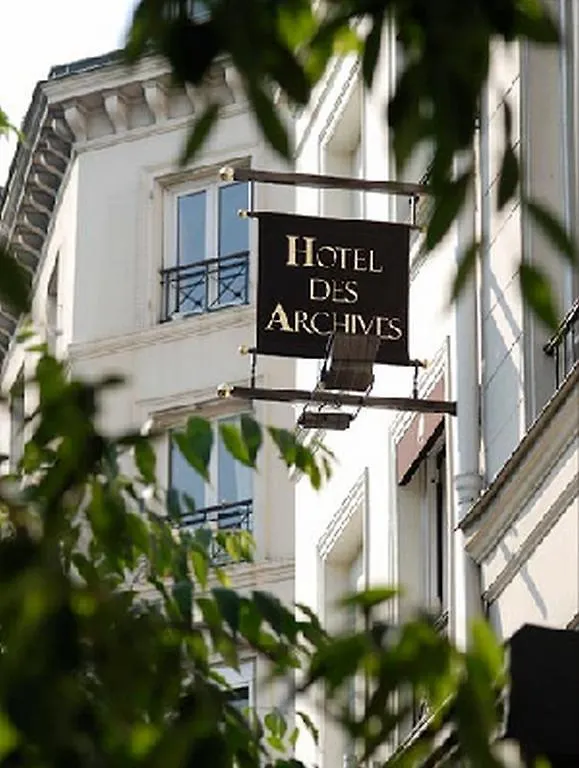 Hotel Des Archives Paris